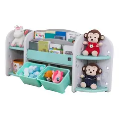 GENERICO - Organizador Infantil Verde para Juguetes y Libros 163x80 cm