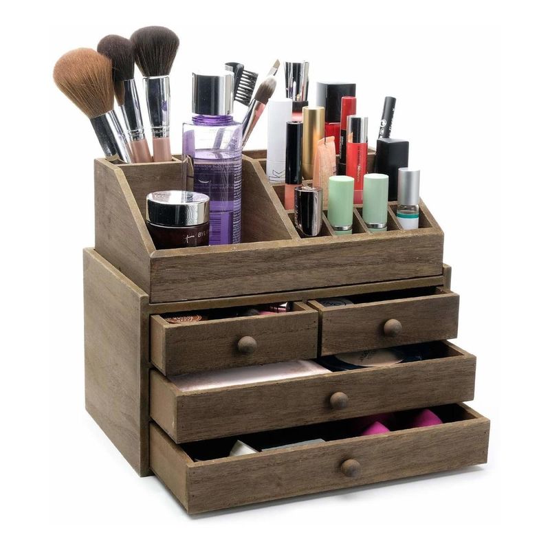 GENERICO - Organizador de Maquillaje con Cajones y Compartimentos