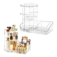 GENERICO - Organizador giratorio 360° para maquillaje y perfumes