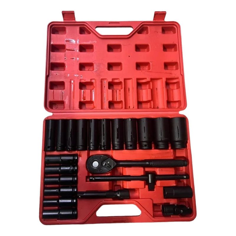 GENERICO - Kit de Dados de Impacto con Chicharra y Llave 23pcs