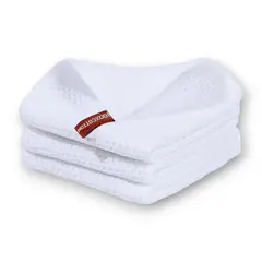 GENERICO - Pack 3 Paños de Cocina Algodón Estilo Waffle Cuadrado 34x34cm Blanco