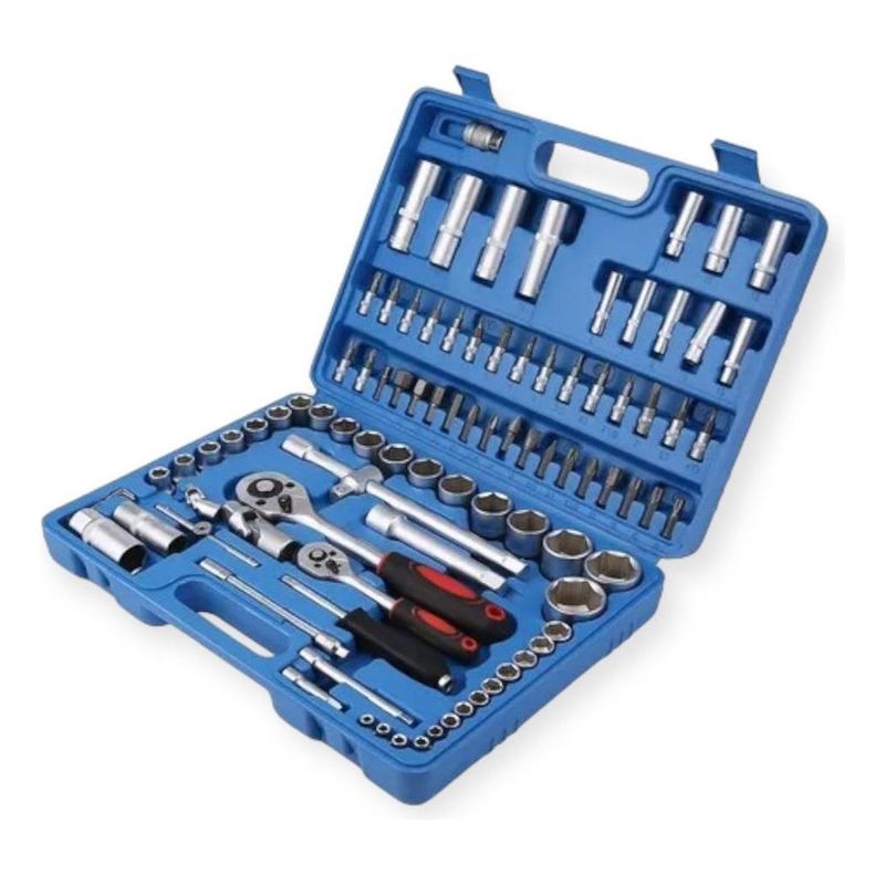 GENERICO - Set Completo de Herramientas 94 Piezas para Bricolaje y Auto