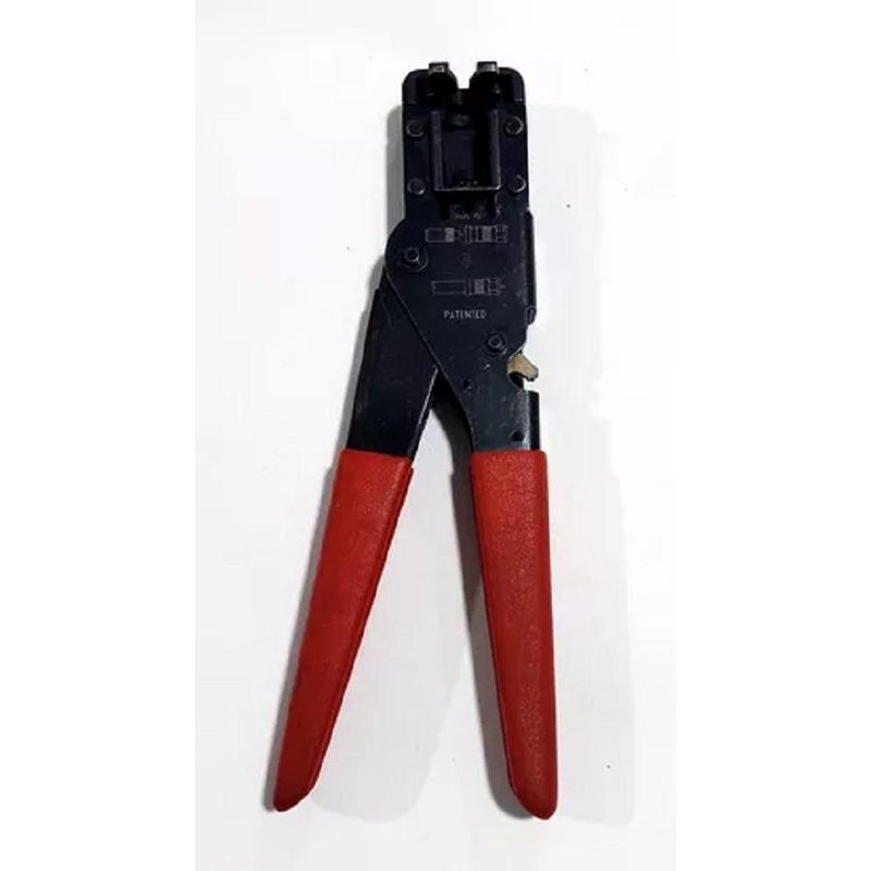 GENERICO - Alicate Crimpador Ergonómico para Cables Coaxiales 8.5"
