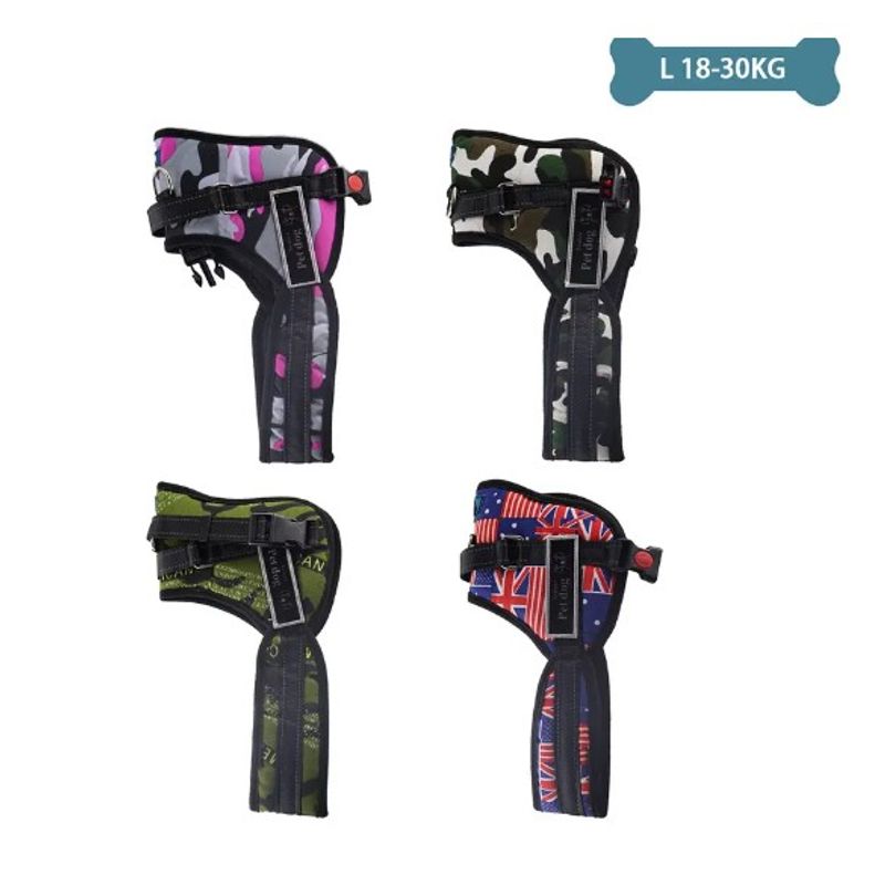 GENERICO - Arnés Camuflaje K8 Talla L 18-30Kg Color Aleatorio