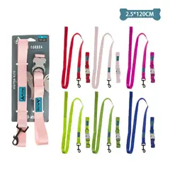 GENERICO - Set De Arnés Y Correa De Nylon 25Cm120Cm Color Aleatorio