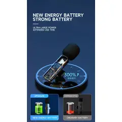 GENERICO - Micrófono lavalier solapa compatible con conexión tipo C