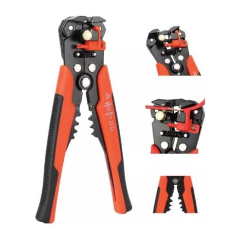 GENERICO - Alicate Multifuncional Automático para Cortar y Pelar Cables