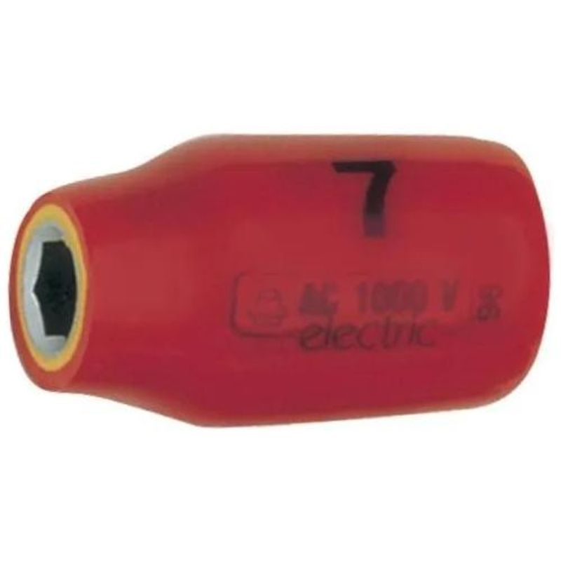 GENERICO - Dado Hexagonal Aislado 1000V 1/2" con Mango Antideslizante