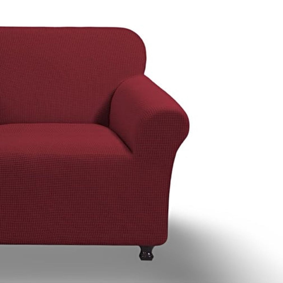 GENERICO - FUNDA PARA SOFA CUADRILLE DE 1 CUERPO BURDEO