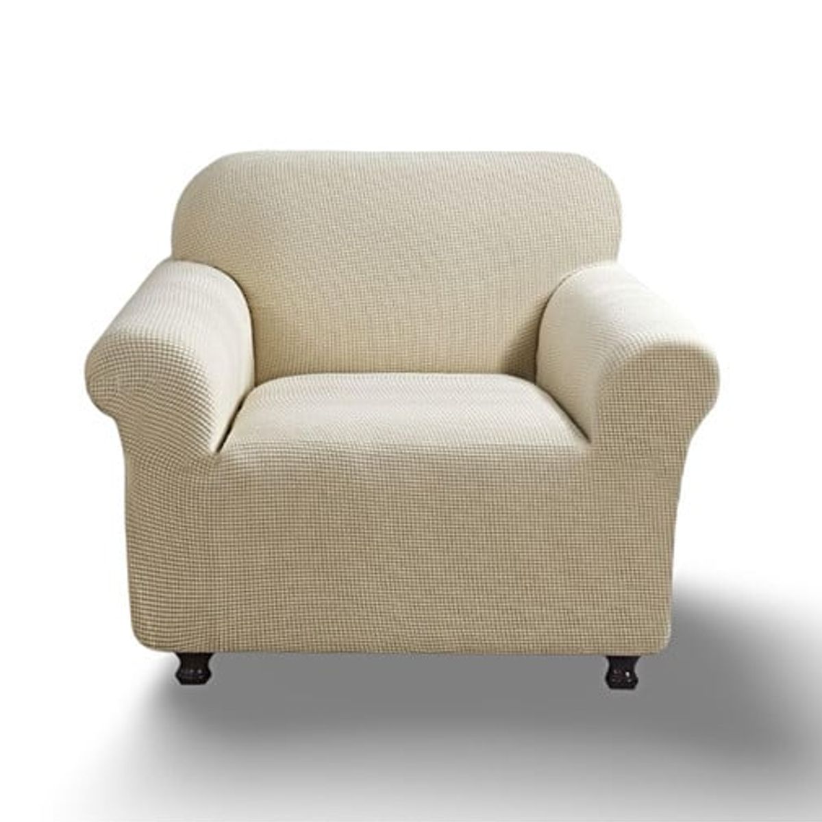 GENERICO - FUNDA PARA SOFA CUADRILLE DE 2 CUERPO BEIGE