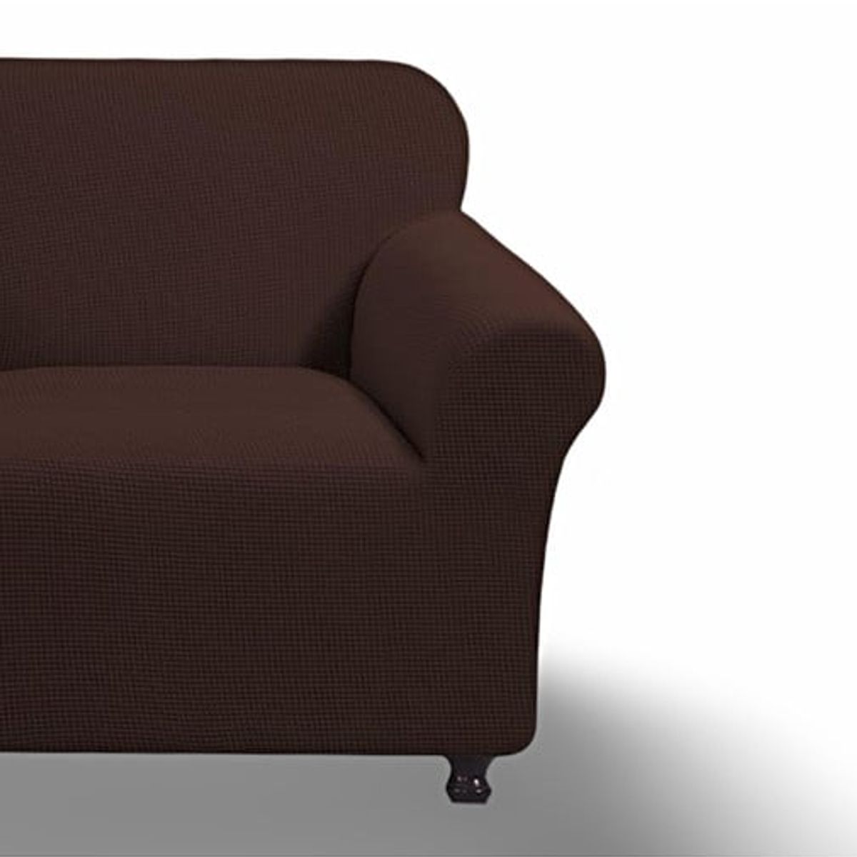 GENERICO - FUNDA PARA SOFA CUADRILLE DE 2 CUERPO CAFÉ