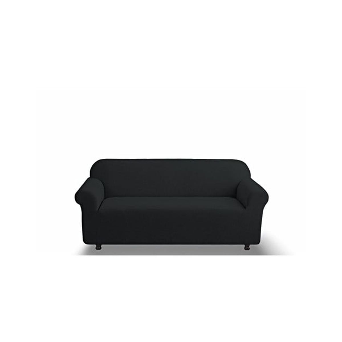GENERICO - FUNDA PARA SOFA CUADRILLE DE 3 CUERPO NEGRO