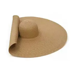 COLETTE - Sombrero Playero Extra Ala Ancha Colores Varios