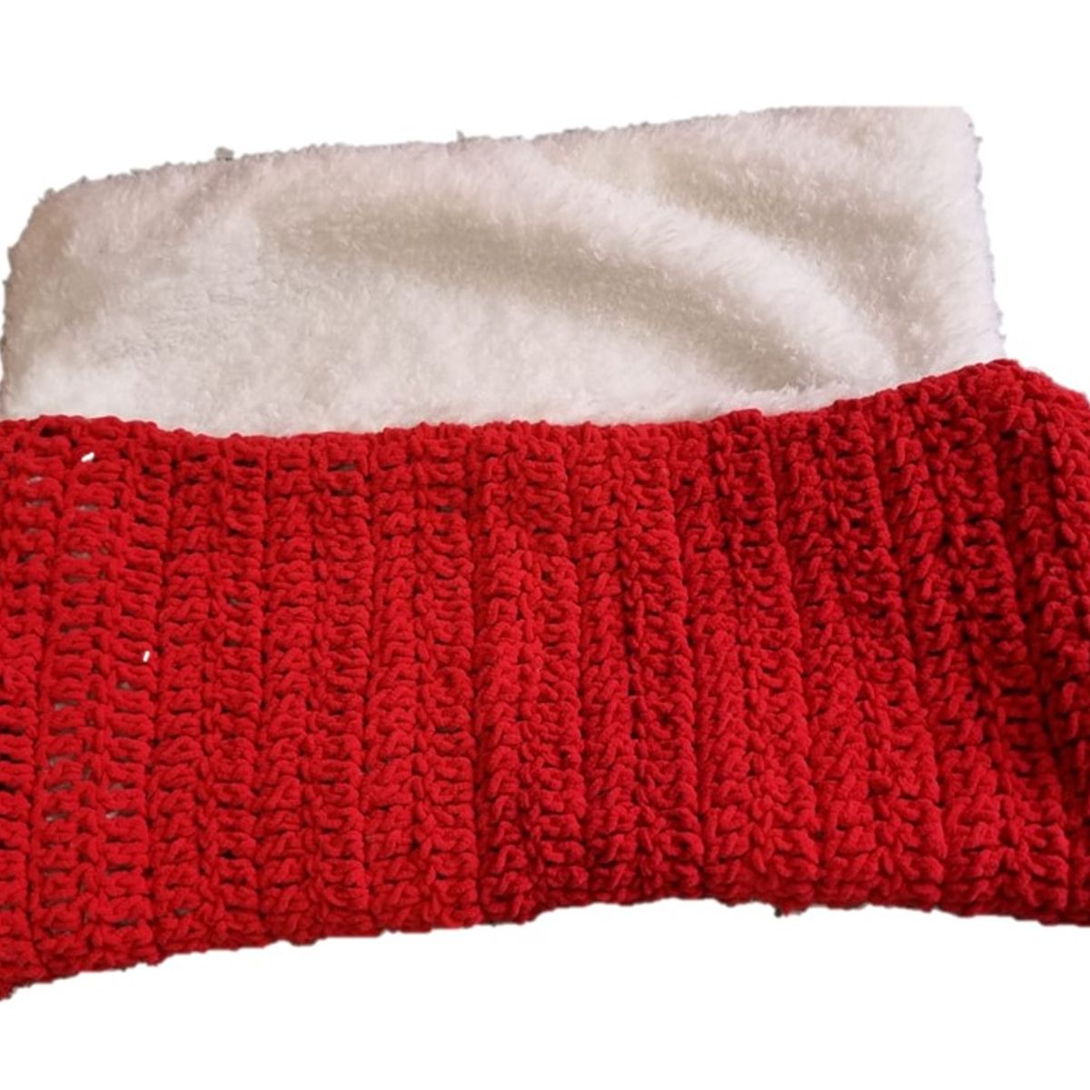 EL ESPACIO DE TOMMY - Frazada manta bebé tejido rojo