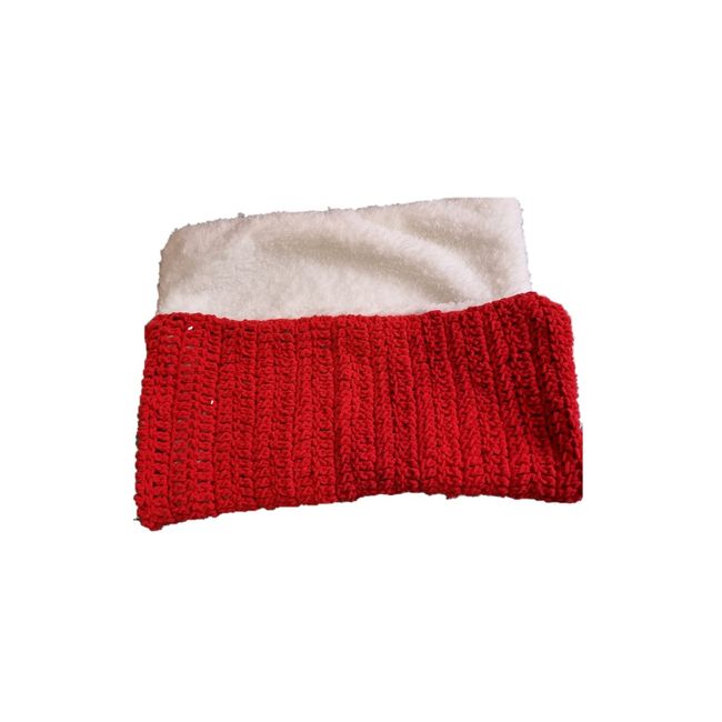 EL ESPACIO DE TOMMY - Frazada manta bebé tejido rojo