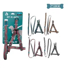 GENERICO - Set De Arnés Y Correa 20Cm120Cm Color Aleatorio