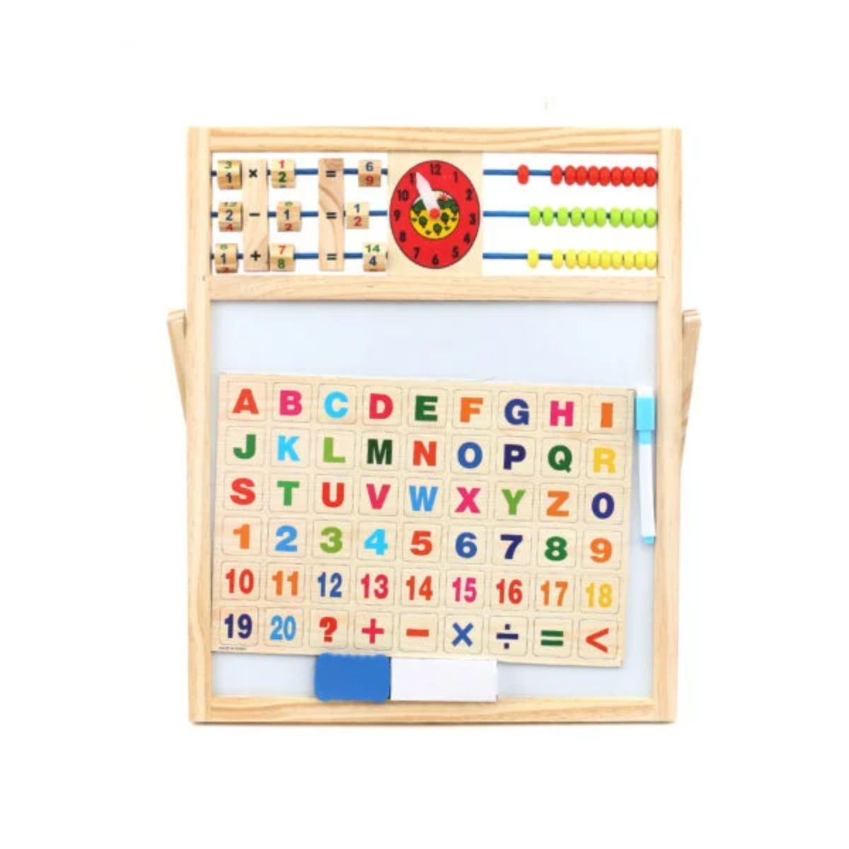 OEM - Pizarra Soporte Doble Atril Juguete Madera