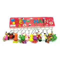 OEM - Set 12 Llaveros de Madera