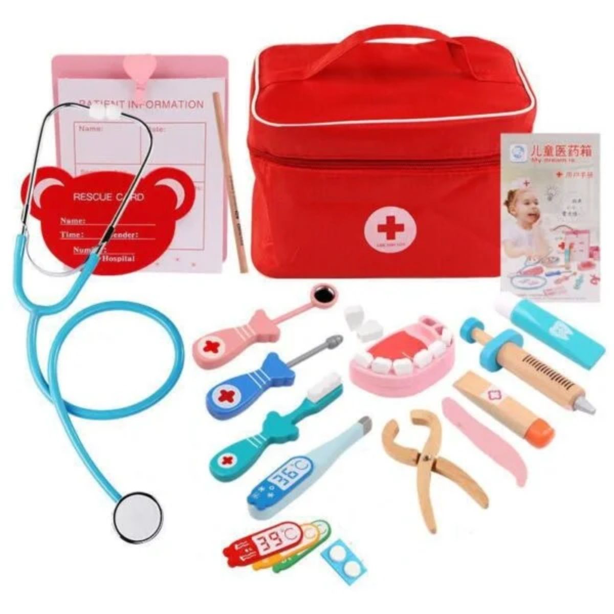 OEM - Set Doctor Juguete Madera