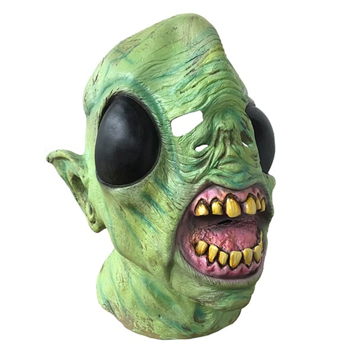 GENERICO - MASCARA LATEX ALIEN VERDE X1 UNI