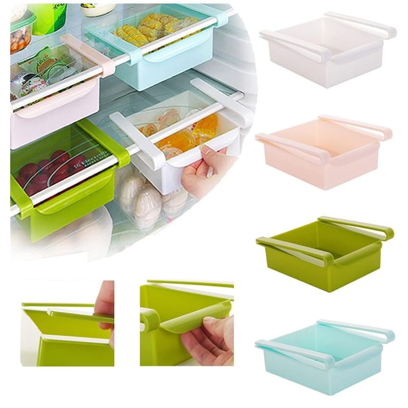 GENERICO - Pack De 4 Bandejas Organizadoras Para Refrigerador