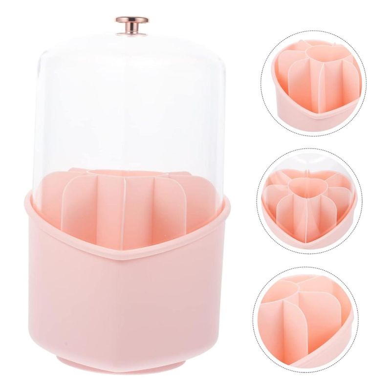 GENERICO - Organizador De Cosméticos Y Maquillaje Color Rosado