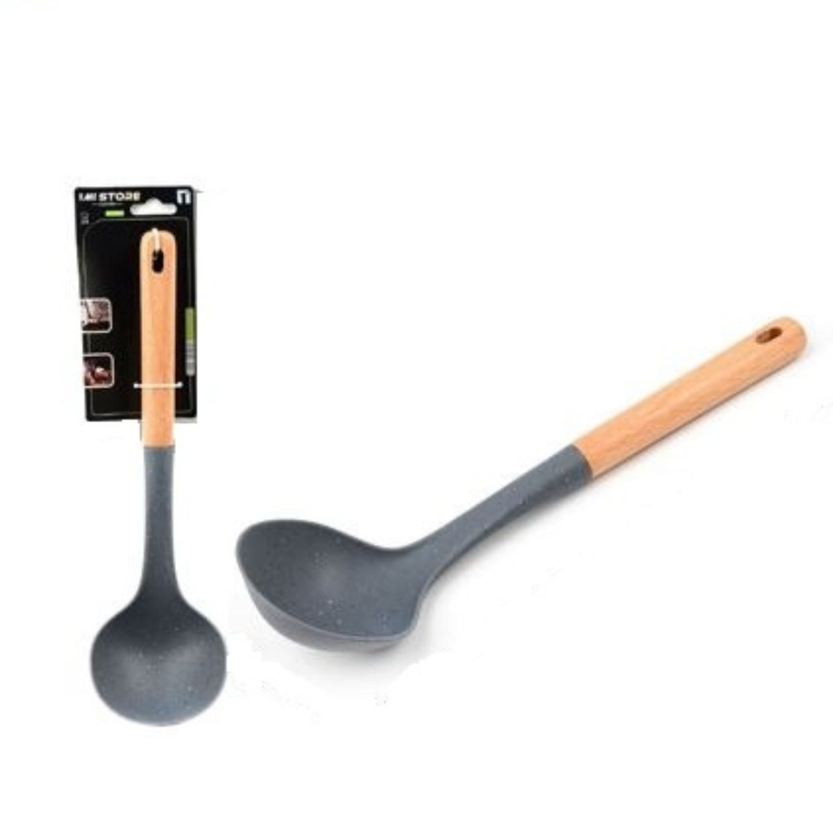 OEM - CUCHARA TXM7-M02 COLOR GRIS MANGO DE MADERA