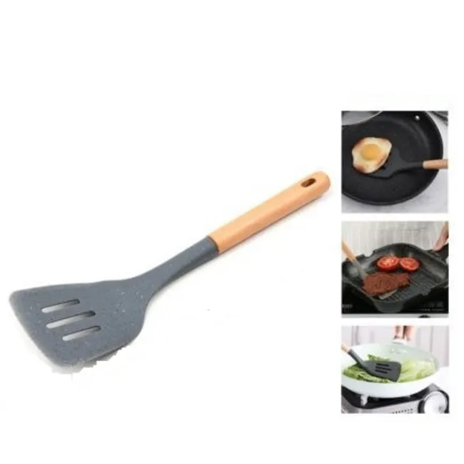 OEM - ESPATULA CON PUNTA PULVERIZADORA TXM7-M03 COLOR GRIS MANGO DE MADERA