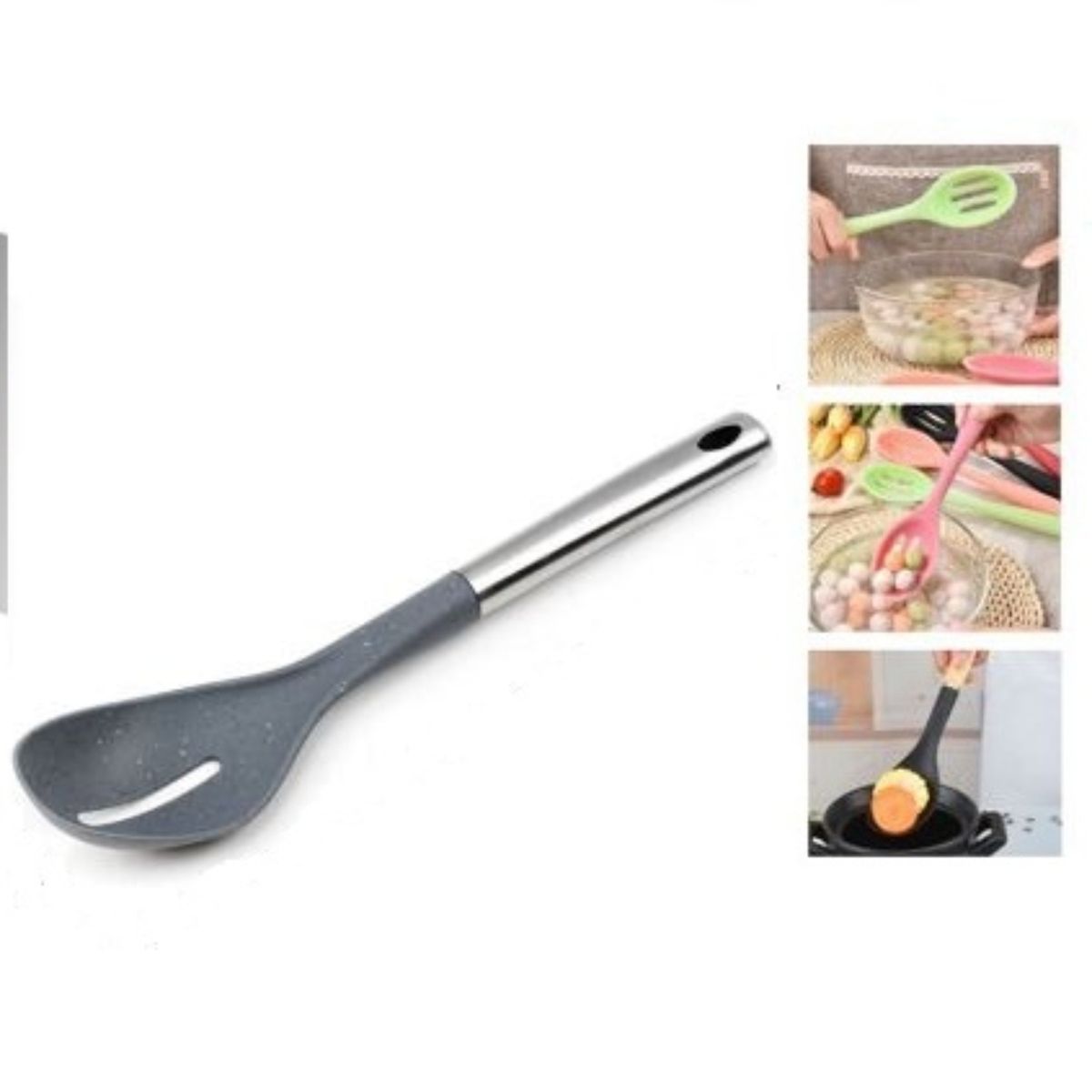 OEM - CUCHARON PARA ARROZ CALADA TXM7-GB5 MANGO ACERO