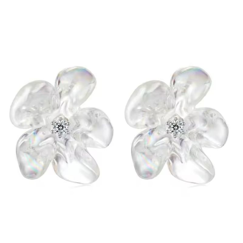 LA GARZA - Aros Plata Mujer Hawai