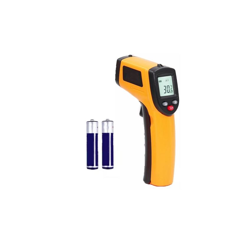 GENERICO - Termómetro Infrarrojo Digital Laser 380° °c°f Amarillo