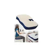 GENERICO - Cojin Asiento Lumbar Ortopédico Coxis Ergonómico Memoria