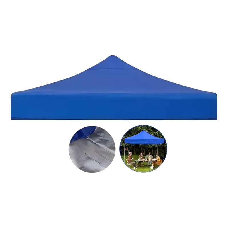 GENERICO - Lona Carpa Para Toldo Impermeable Plegable 3x3 Repuesto