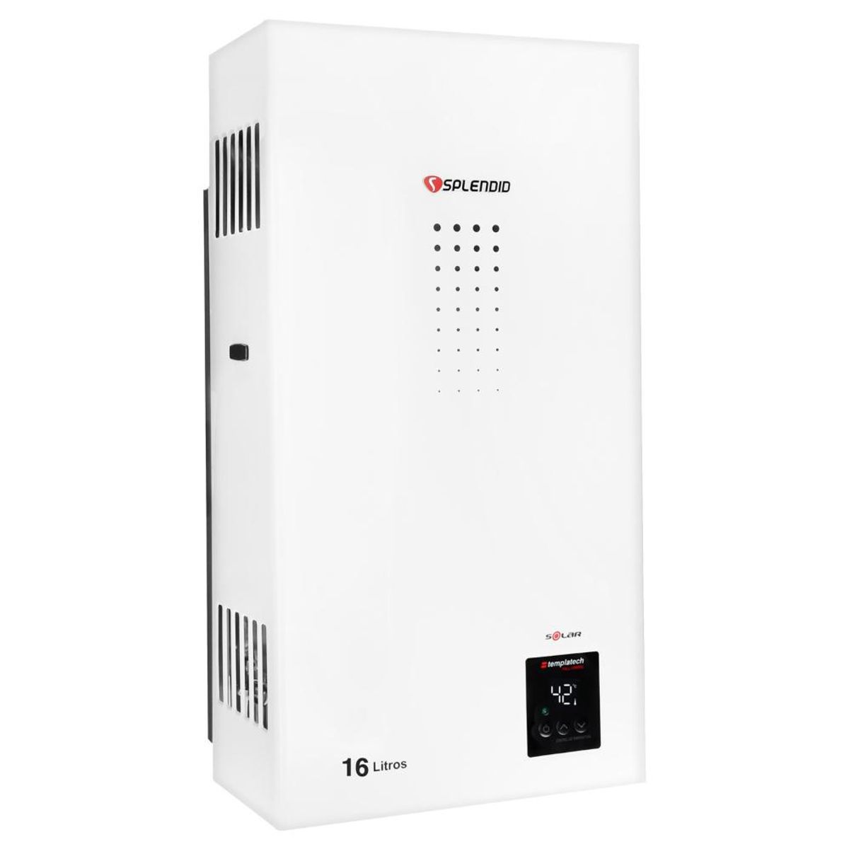 SPLENDID - CALEFON SPLENDID TEMPLATECH GAS NATURAL 16 LITROS IONIZADO