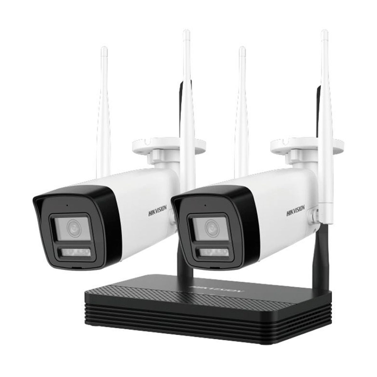 HIKVISION - Kit Camaras de Seguridad + NVS 4CH Hikvision WiFi EasyLink