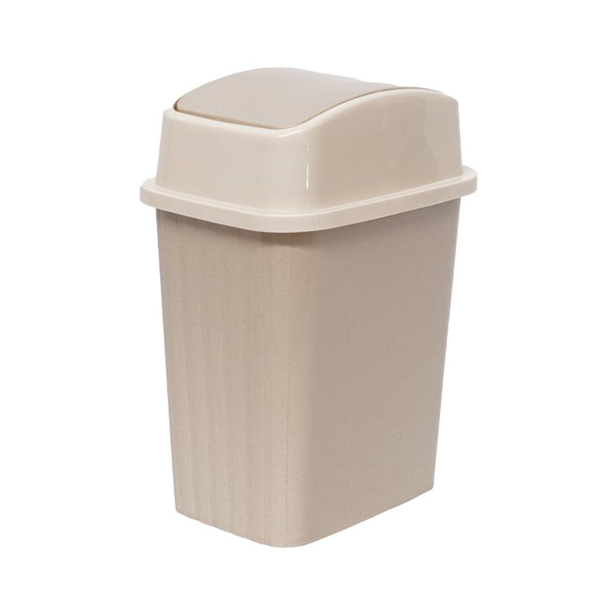 WAKESHOME - Basurero Plástico Cocina 12 Litros Tapa Vaivén Wakeshome