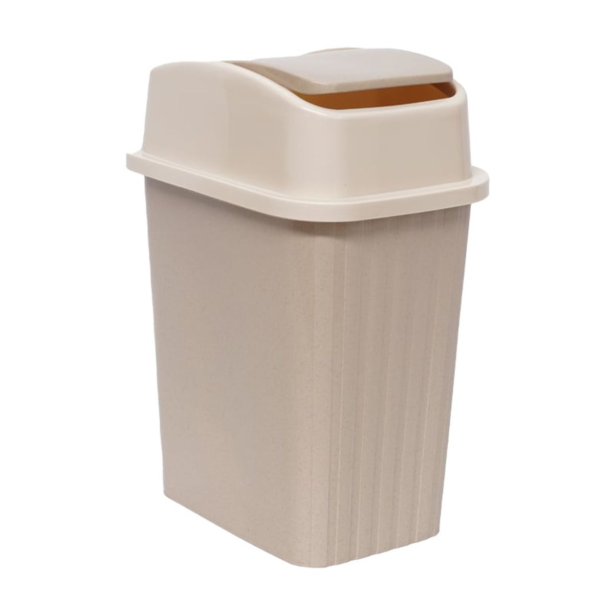 WAKESHOME - Basurero Plástico Cocina 12 Litros Tapa Vaivén Wakeshome