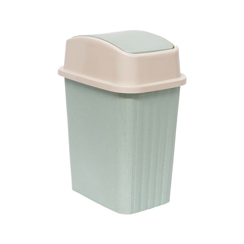 WAKESHOME - Basurero Plástico Cocina 12 Litros Tapa Vaivén Wakeshome