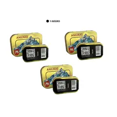 ANILINAS MONTBLANC - Pack X3 Cajita Dorada Negro