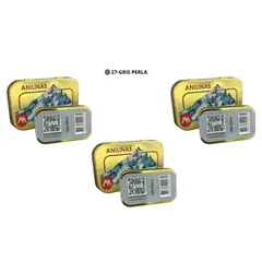ANILINAS MONTBLANC - Pack X3 Cajita Dorada Gris Perla