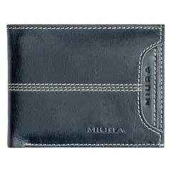 MIURA - Billetera Enzo Cuero Natural Con Protección RFID