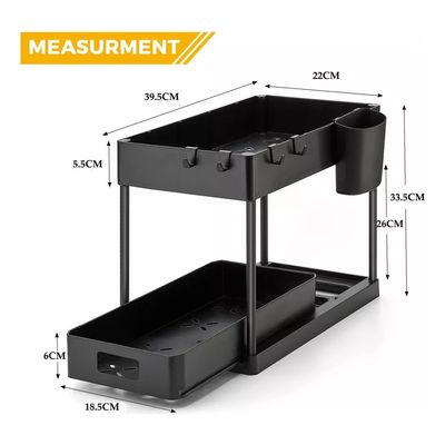 Imagen 2 del producto 2 Piezas 2 Niveles Organizador Multifuncional Baño Cocina