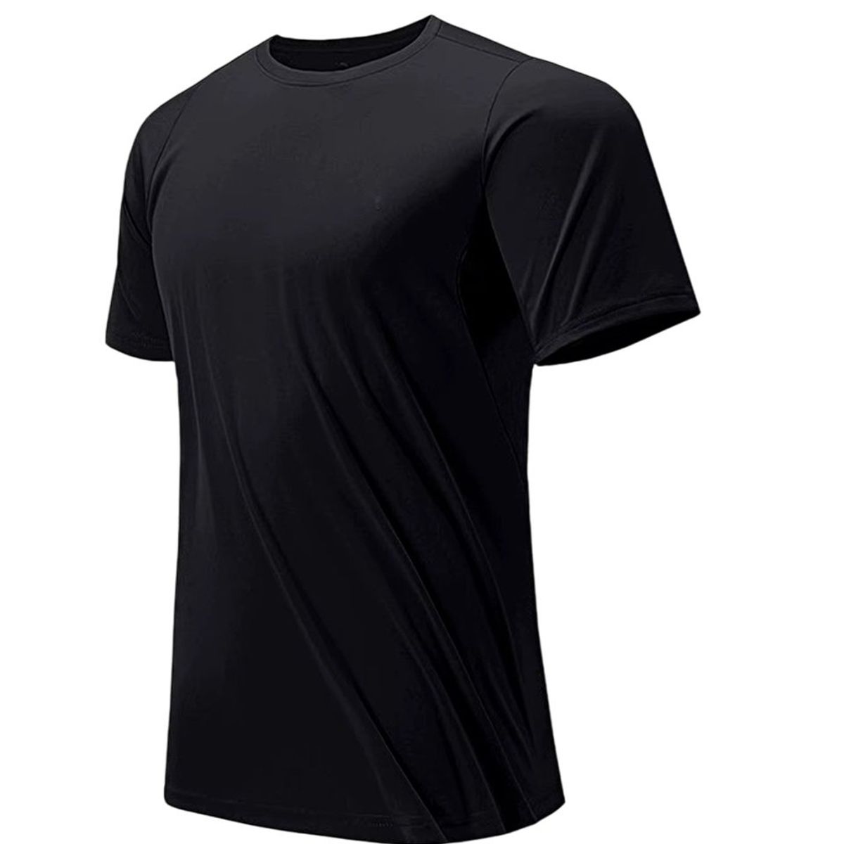 GARSIL - Polera Lisa Cuello Redondo De Algodón Para Hombre -  Manga Corta