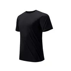 GARSIL - Polera Lisa Cuello Redondo De Algodón Para Hombre - Manga Corta