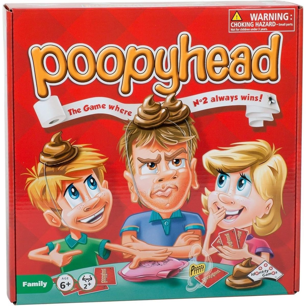 GENERICO - Juego de cartas Poopyhead - Juego de Mesa