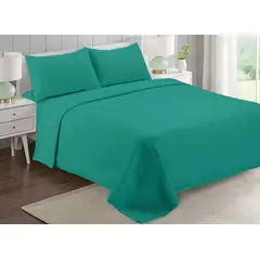 ANGELES DEL HOGAR - SABANA DE POLAR KING TURQUESA