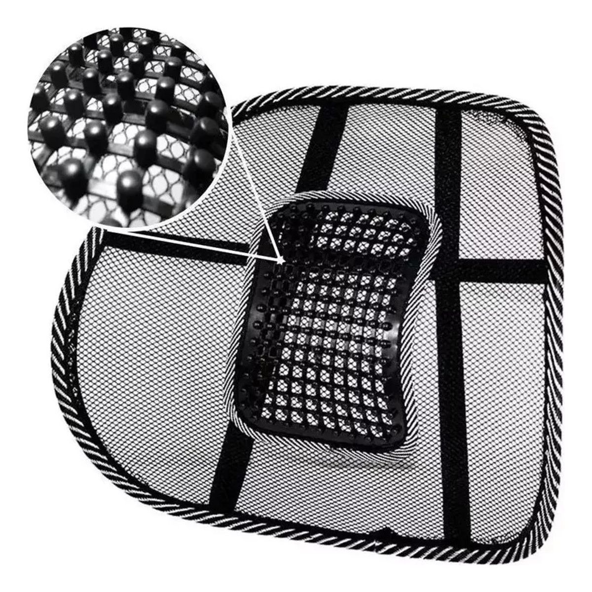 GENERICO - Soporte Respaldo Lumbar Ergonómico Auto Silla Premium Pro