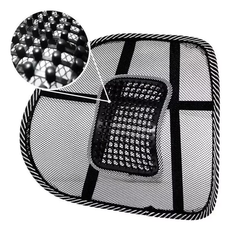 GENERICO - Soporte Respaldo Lumbar Ergonómico Auto Silla Premium Pro