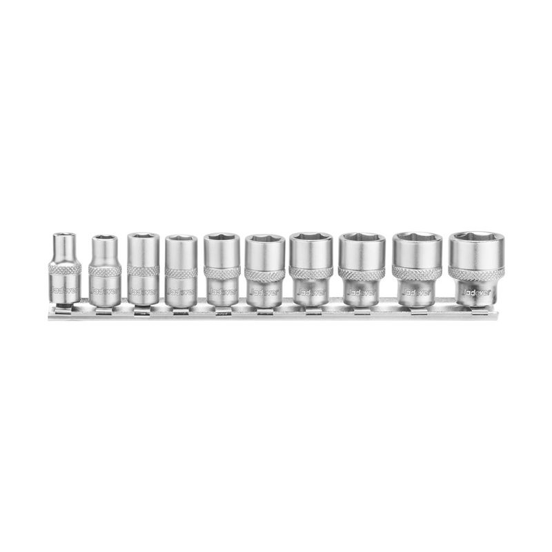 JADEVER - Juego de Dados 1/4" 10 Piezas 5-14mm JADEVER