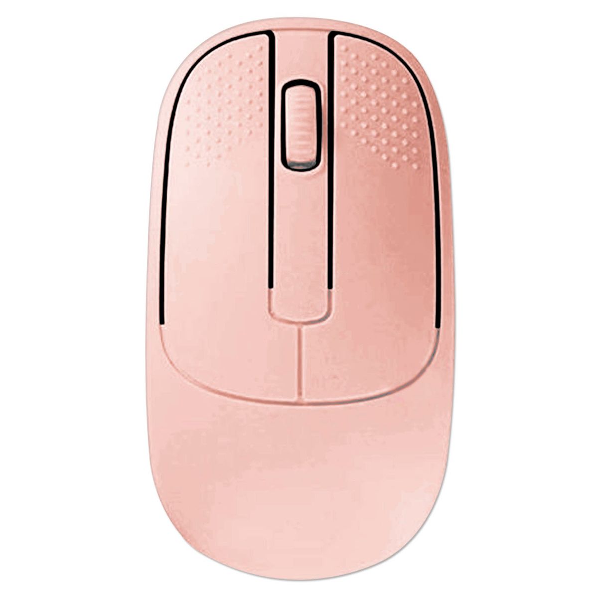 MOTOMO - Mouse Inalambrico Dual USB/Bluetooth Recargable 1200dpi Rosa